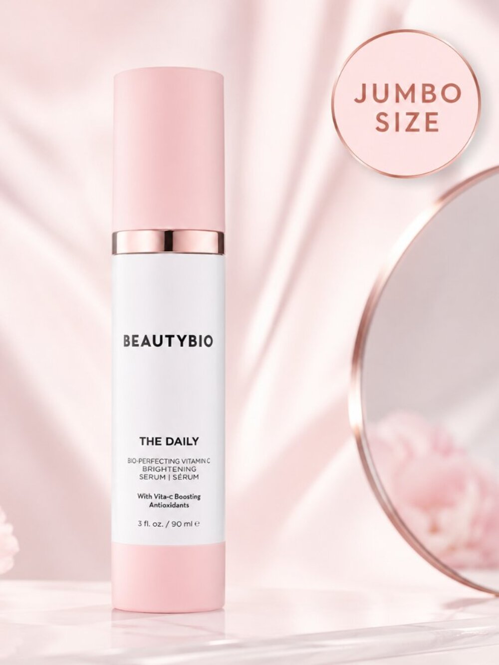MSRP $120 | BeautyBio The Daily Vitamin C Serum – JUMBO 2 oz / 60 mL – NIB